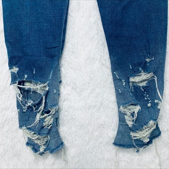 Edwin Brittany Destroyed Jeans 27 Ripped Edgy - Picture 12 of 16